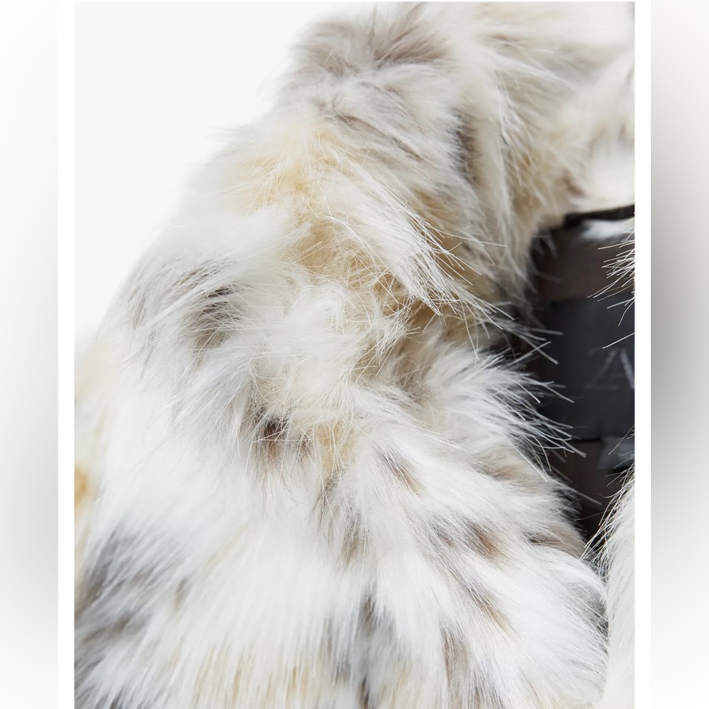 Zara ZW COLLECTION FAUX FUR JACKET - Picture 6 of 9